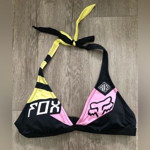 Woman’s Fox brand bikini halter style top